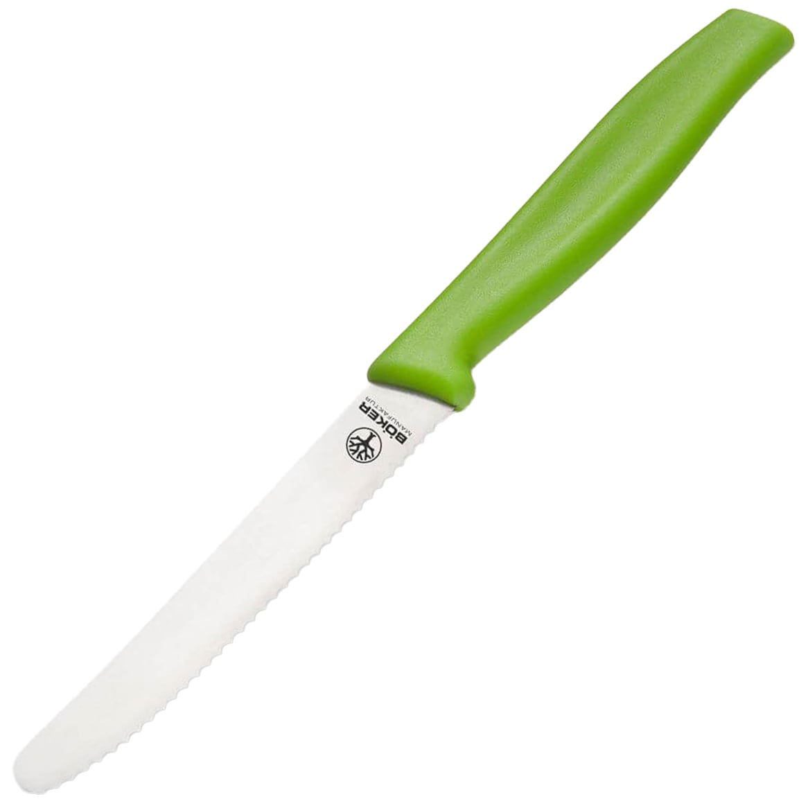 Couteau de cuisine dentelé avec pointe arrondie Boker - Green