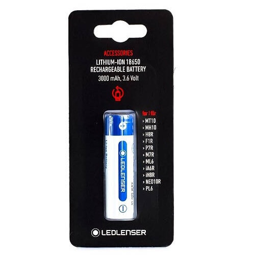 Batterie 18650 3000 mAh Ledlenser pour lampe de poche MT10