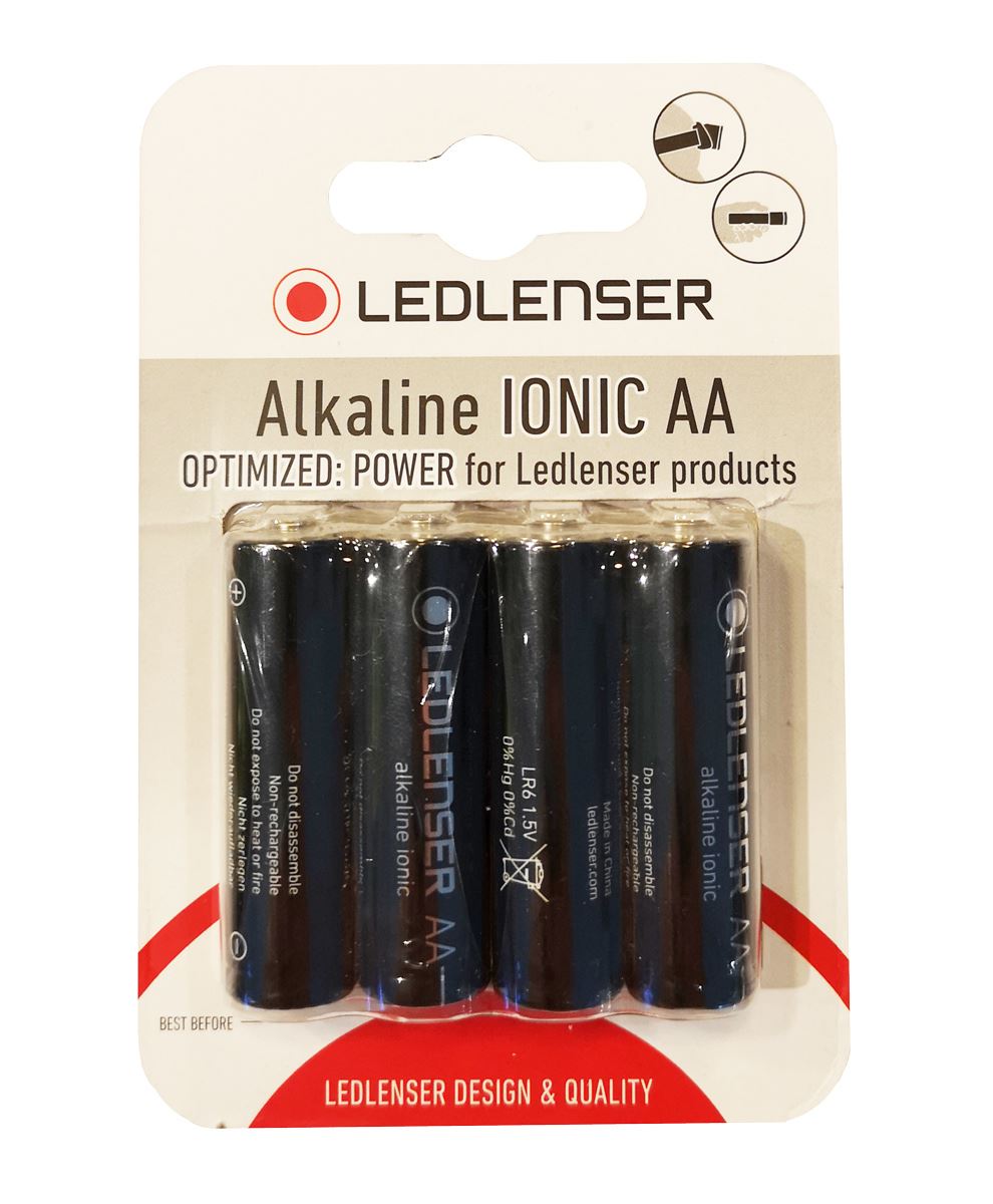 Piles Alkaline Ionic LR6 AA - 4 pcs. Ledlenser 