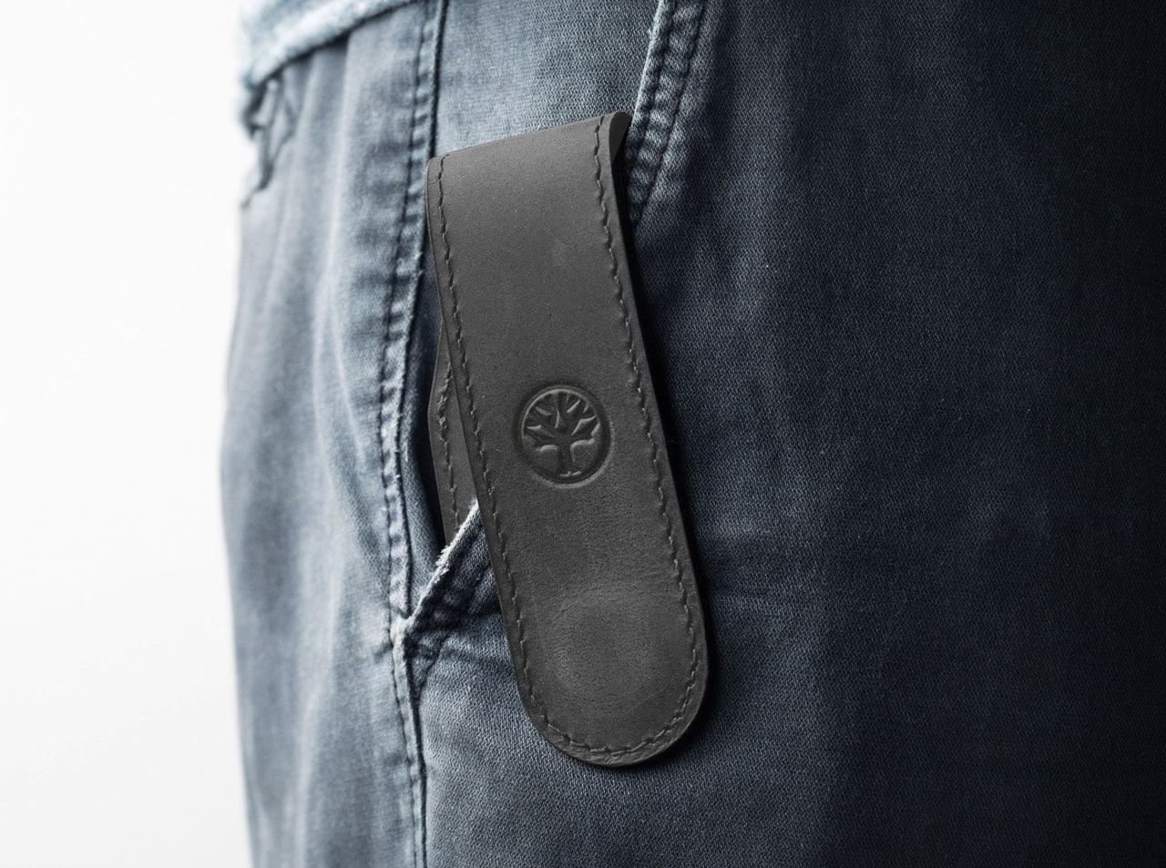 Étui Boker Magnetic Leather Pouch Large - Black