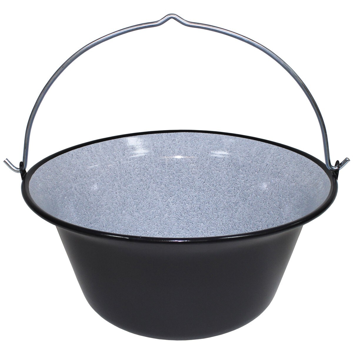 Chaudron de hongrois émaillé 22 L MFH - Black