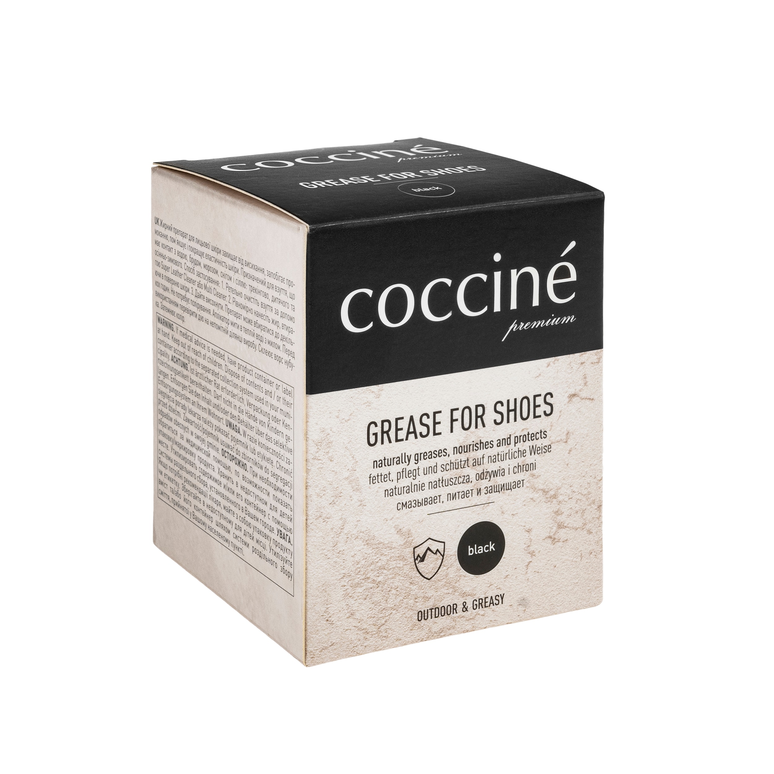 Graisse pour cuir de grain 50 ml Coccine - Black