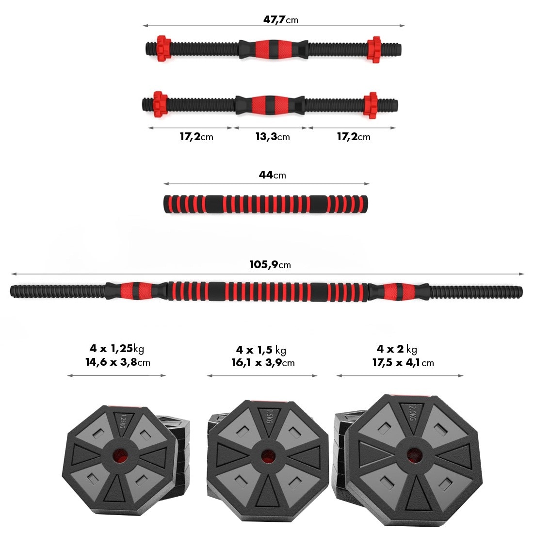 Kit de renforcement musculaire SGC20 HMS 