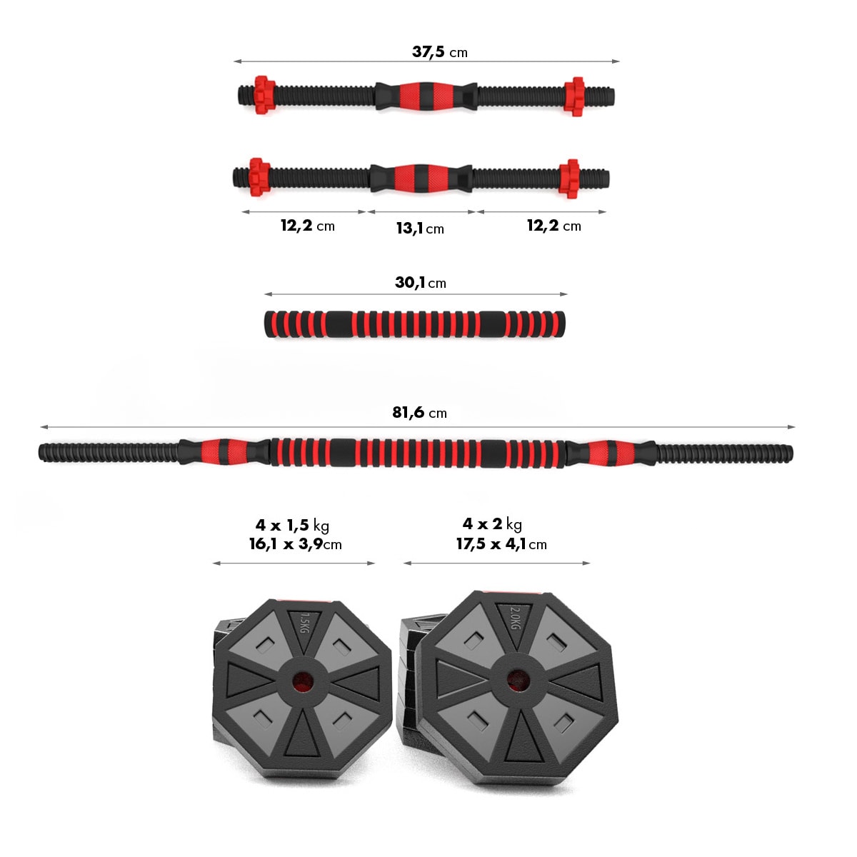 Kit de renforcement musculaire SGC15 HSM