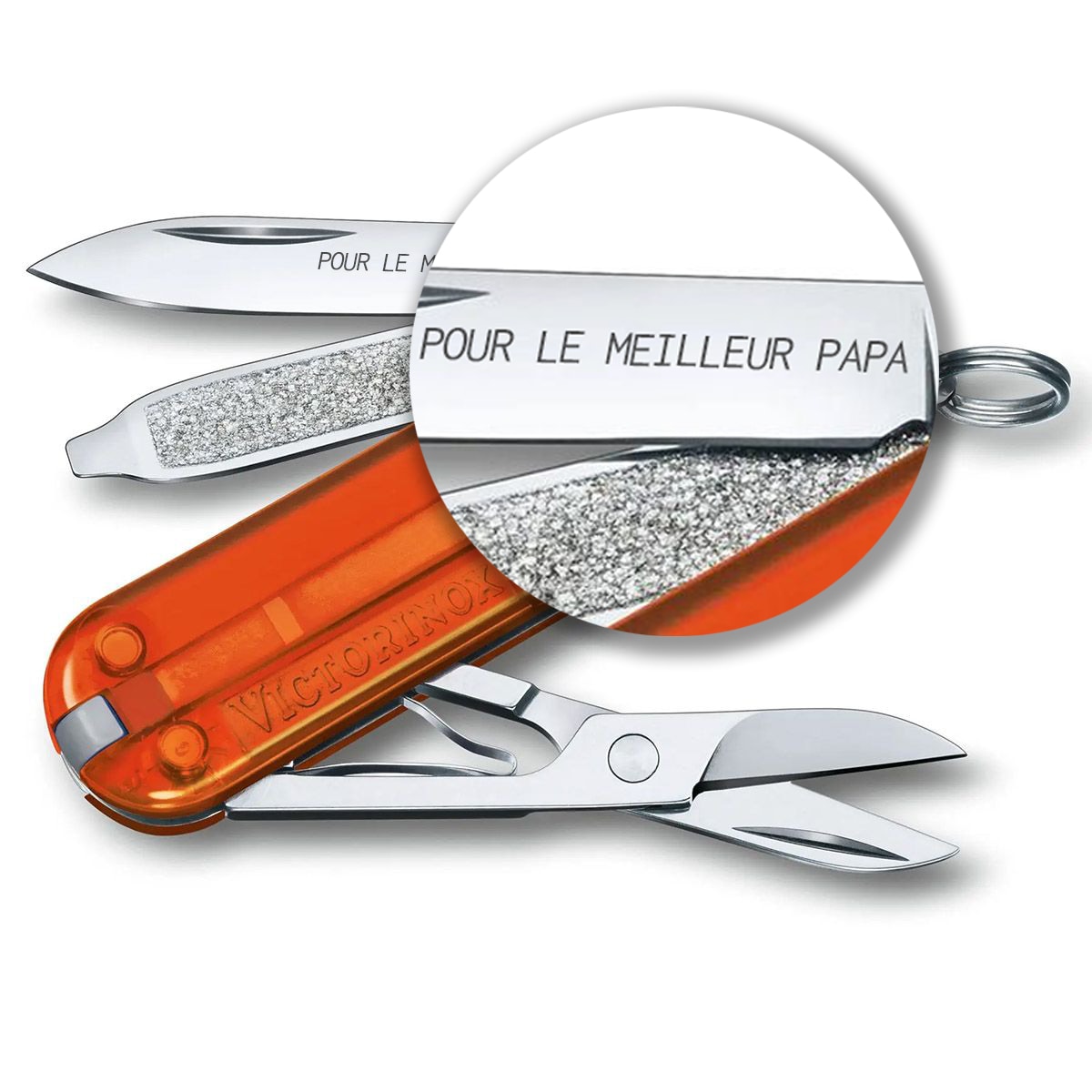 Couteau de poche Classic SD VictorInox - Fire Opal