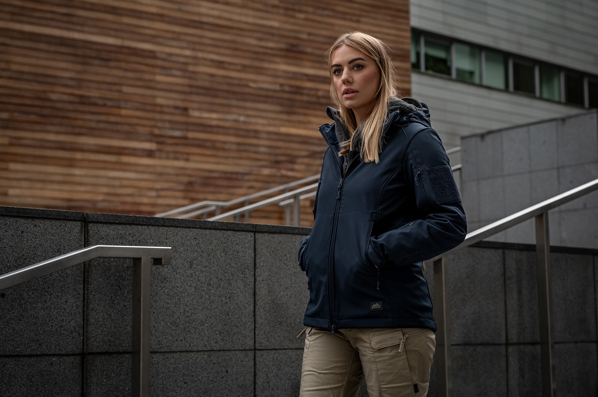 Veste pour femme Gunfighter Softshell Helikon-Tex - Navy Blue