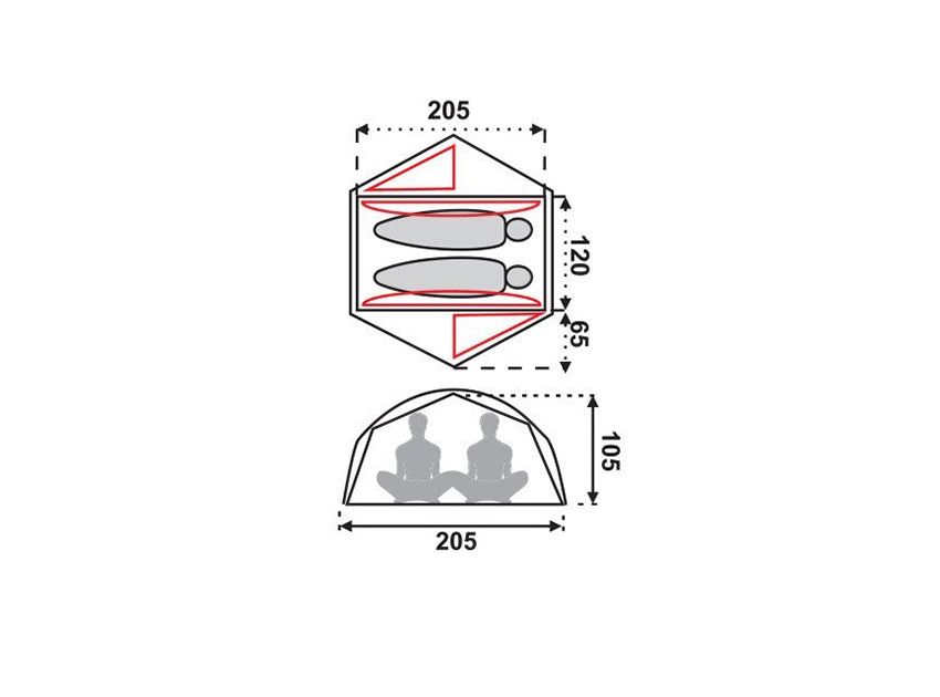 Tente 2-personnes 