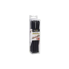 Knot Bone Gear Tie 12" Pro Pack Black 12Pack Nite Ize