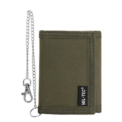 Portefeuille avec chaîne Mil-Tec - Olive