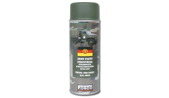 Peinture masquante RAL6003 FOSCO - DDR Green