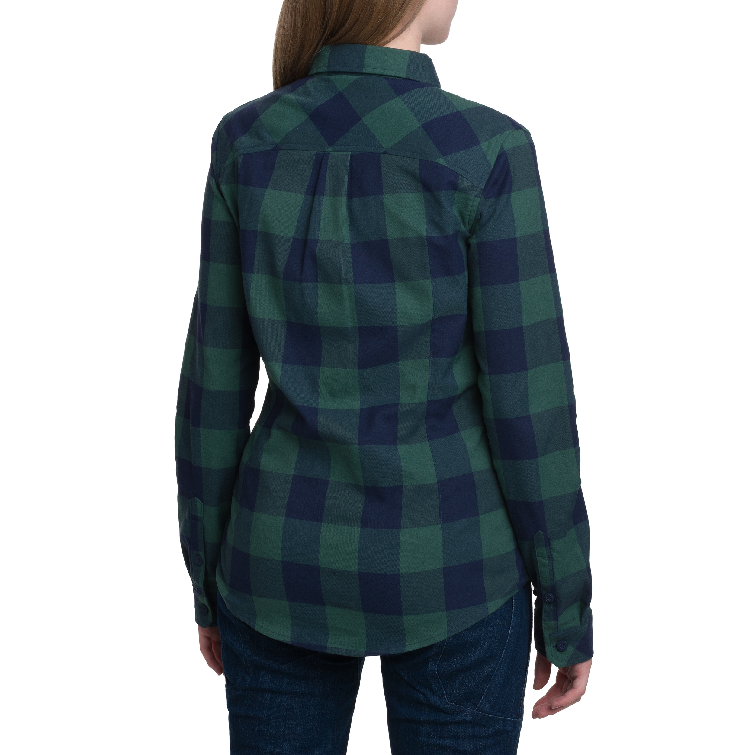 Chemise pour femme Marigold Helikon - Moss Green Checkered