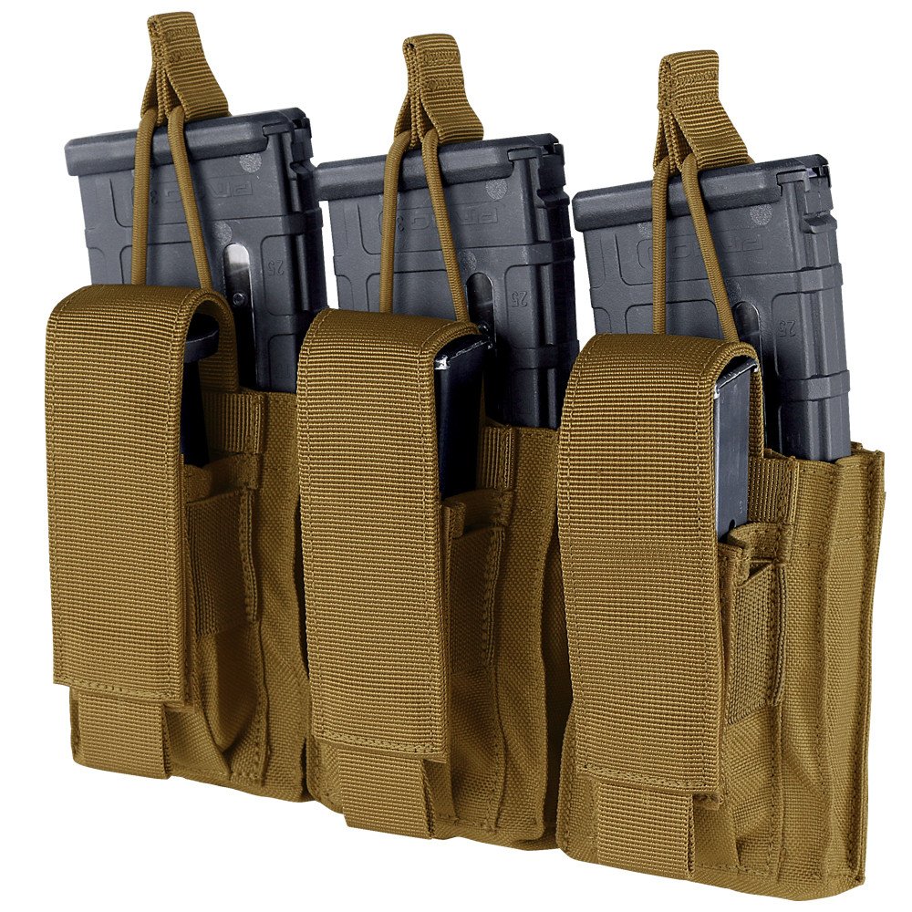 Pochette chargeurs Kangaroo Triple Gen II Condor - Coyote Brown