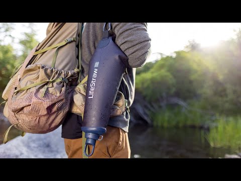 Filtre à eau Peak Flex Gravity Water Filter System 3L LifeStraw - Mountain Blue