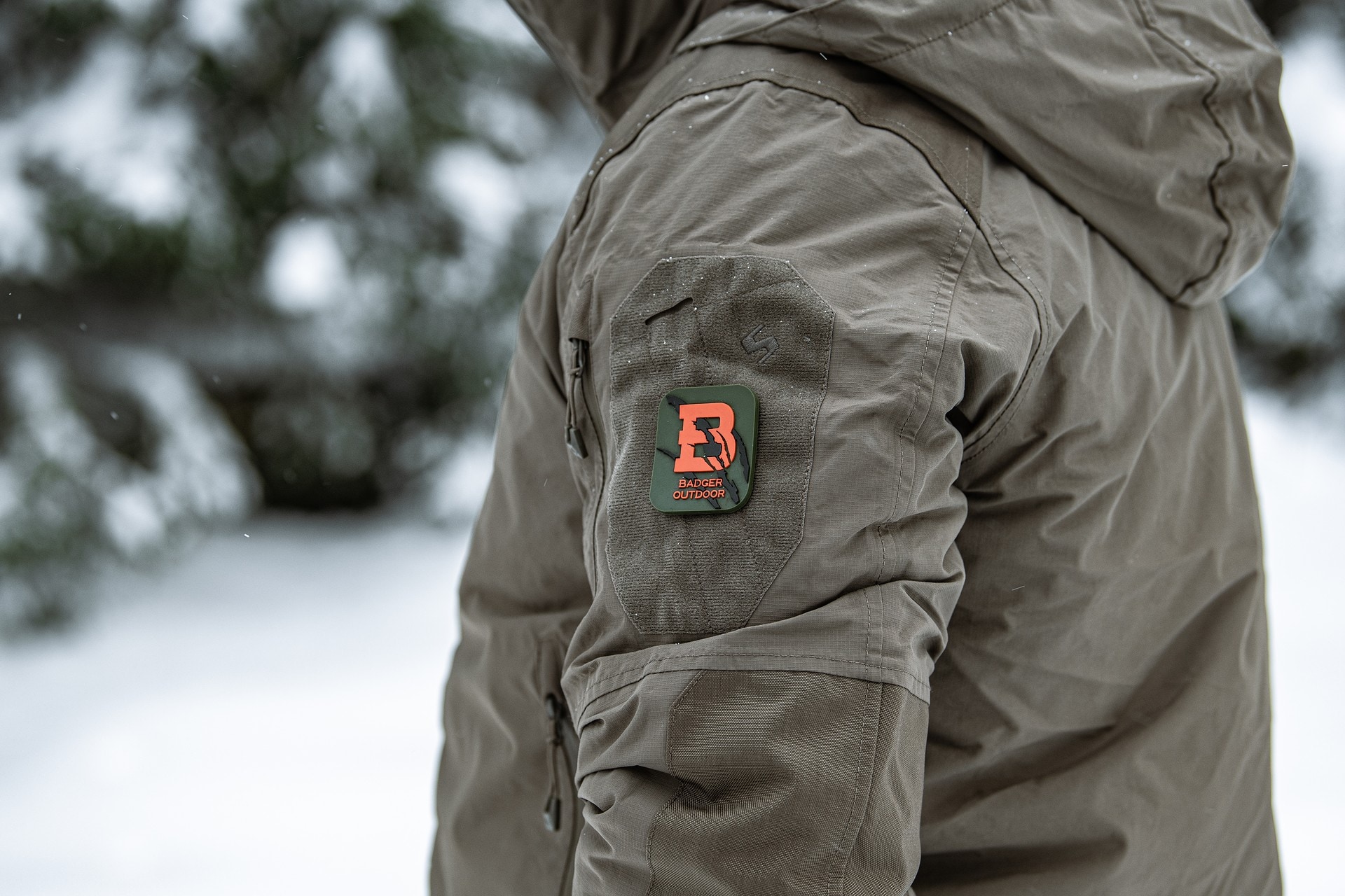 Patch PVC 3D Badger Outdoor