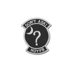Patch Don't Ask Fostex - Black