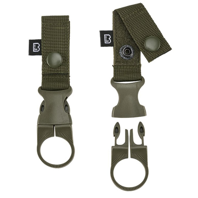 Support à bouteille Belt and Molle Loop Bottle Holder 2 pcs. Brandit - Olive