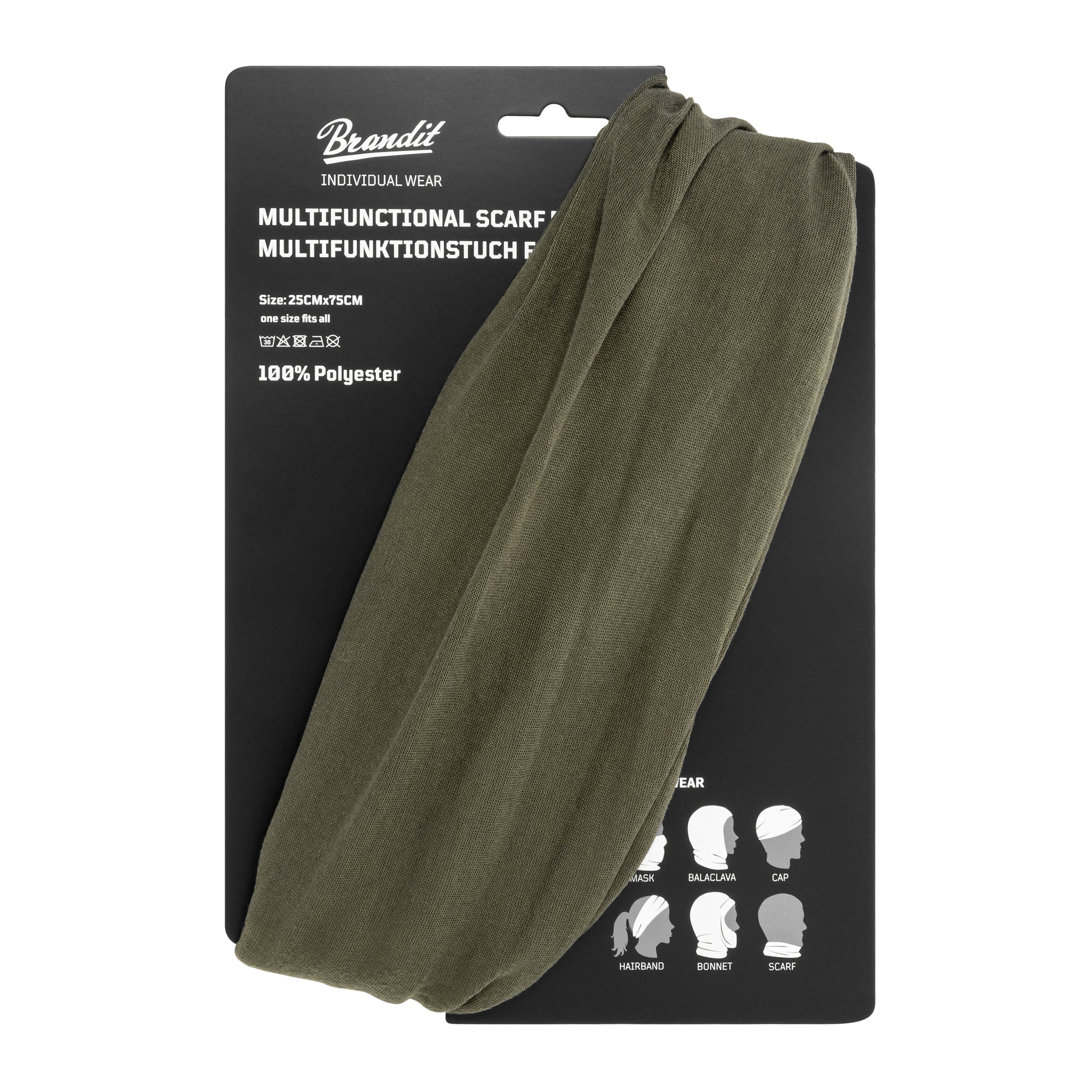 Écharpe de protection Multifunction Fleece Brandit - Olive