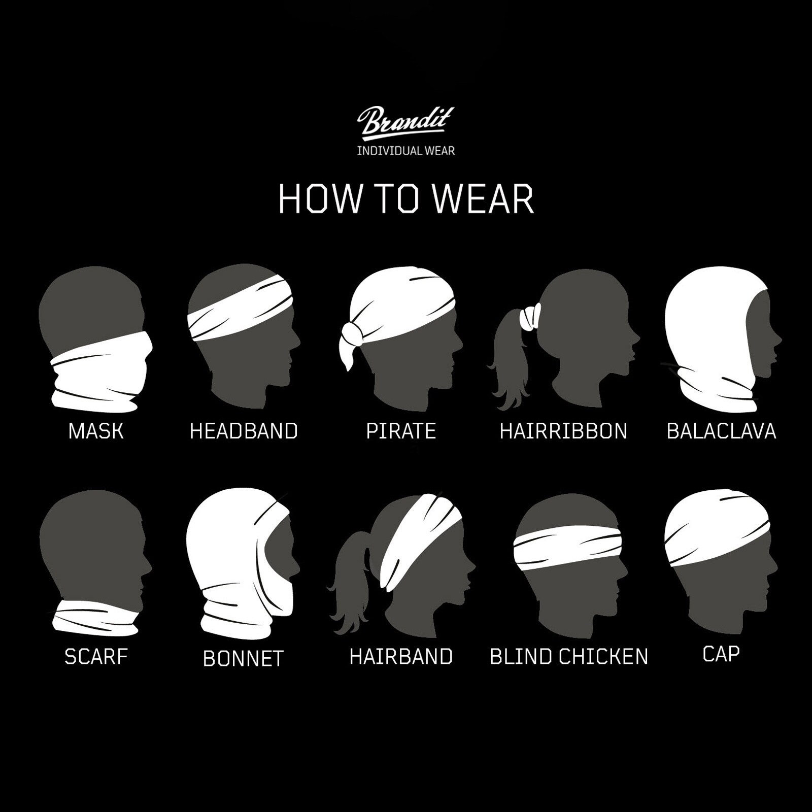 Écharpe multifonction Brandit - Coyote