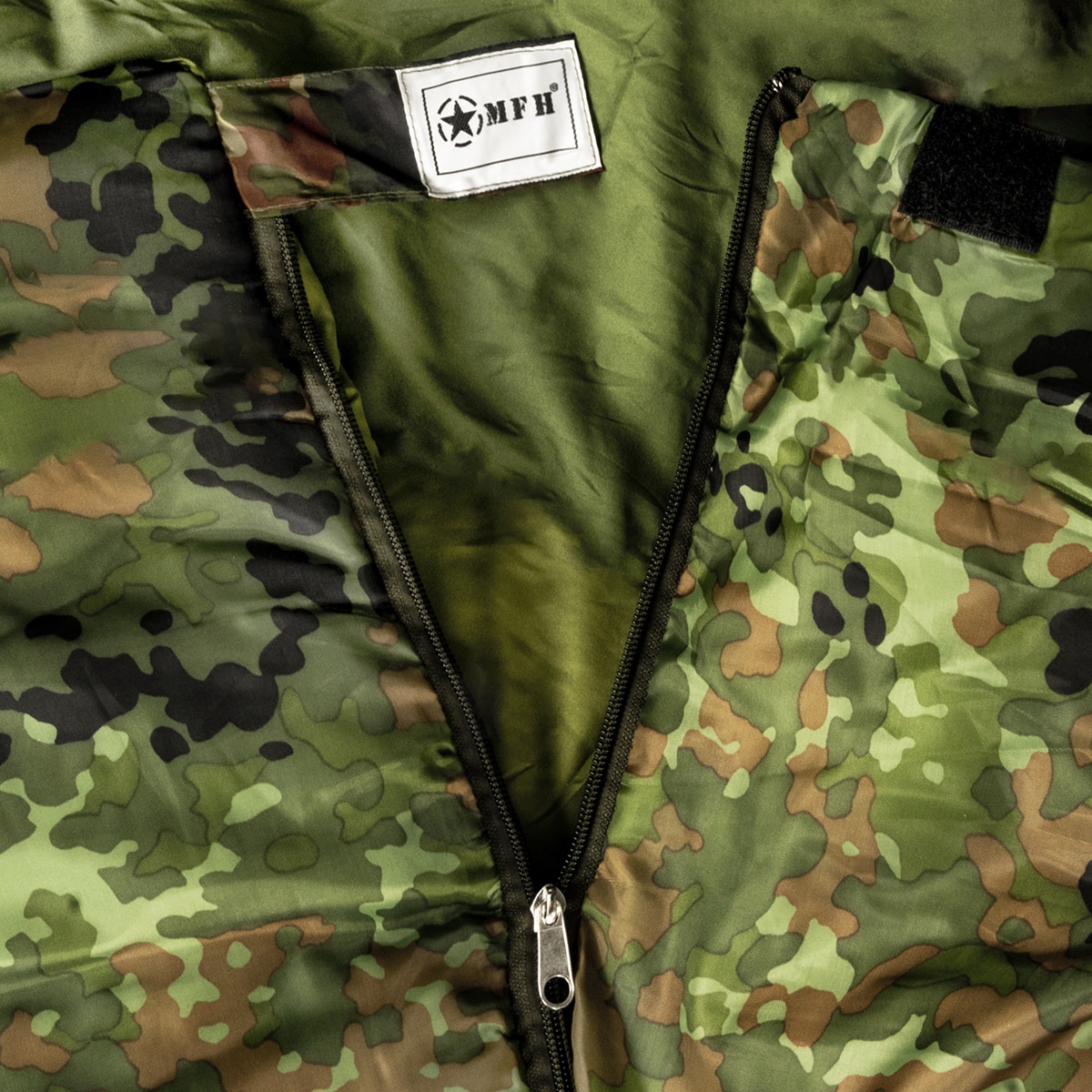 Sac de couchage Israélien Pilot - droite MFH - Flecktarn 