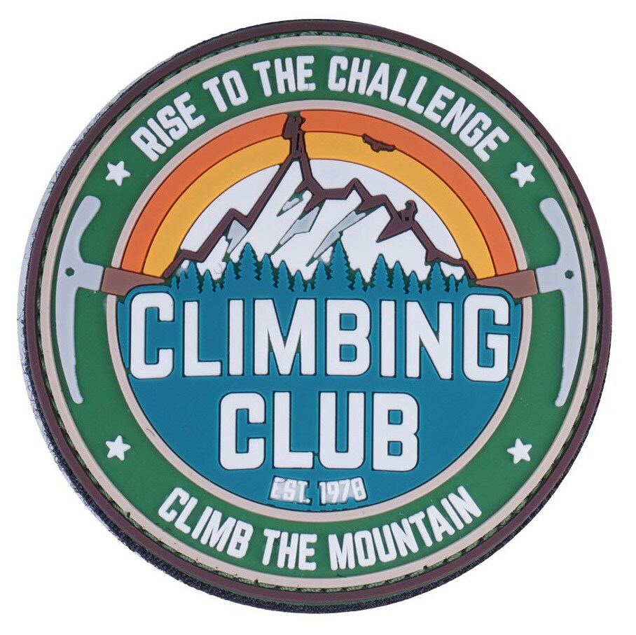 Patch 3D PVC Climbing Club 101 Inc.