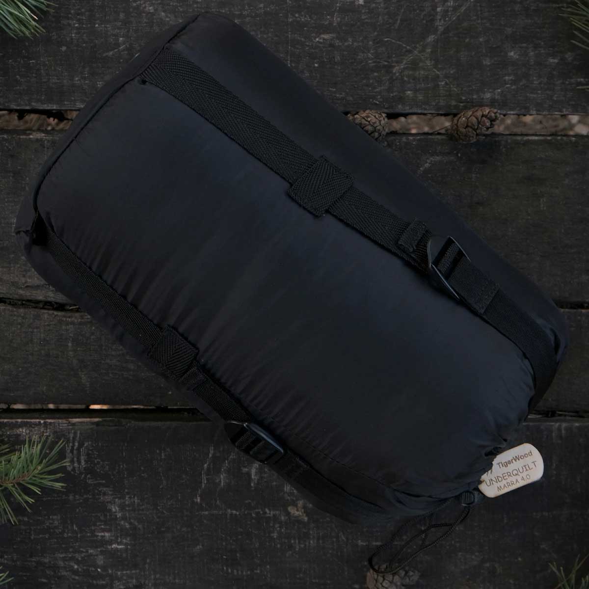 Doublure de hamac Underquilt Marra 4.0 200 cm TigerWood - Black