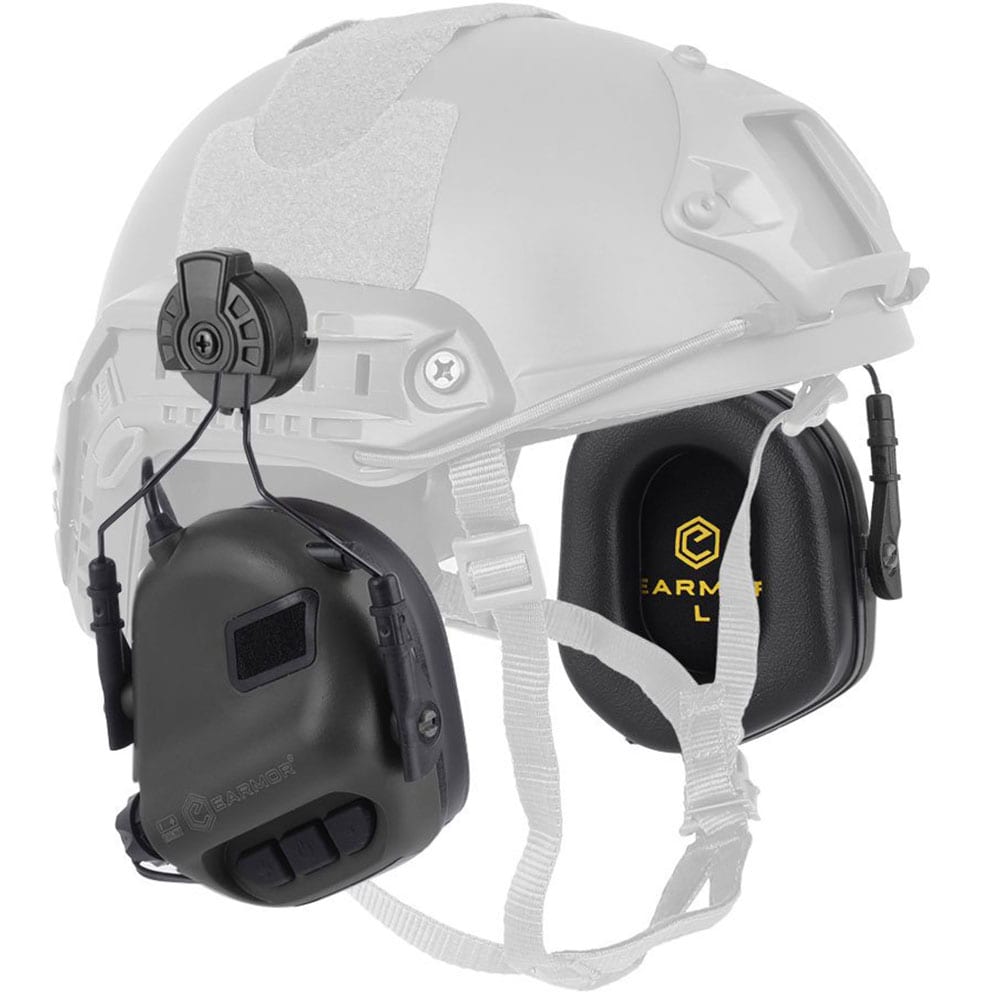 Protecteurs auditifs actifs M31H pour casques FAST MT Earmor - Black