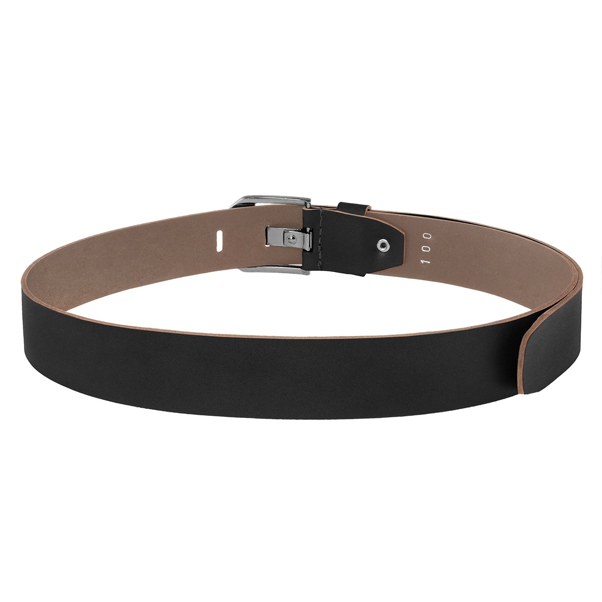 Ceinture en cuir doublé Morowo - Black