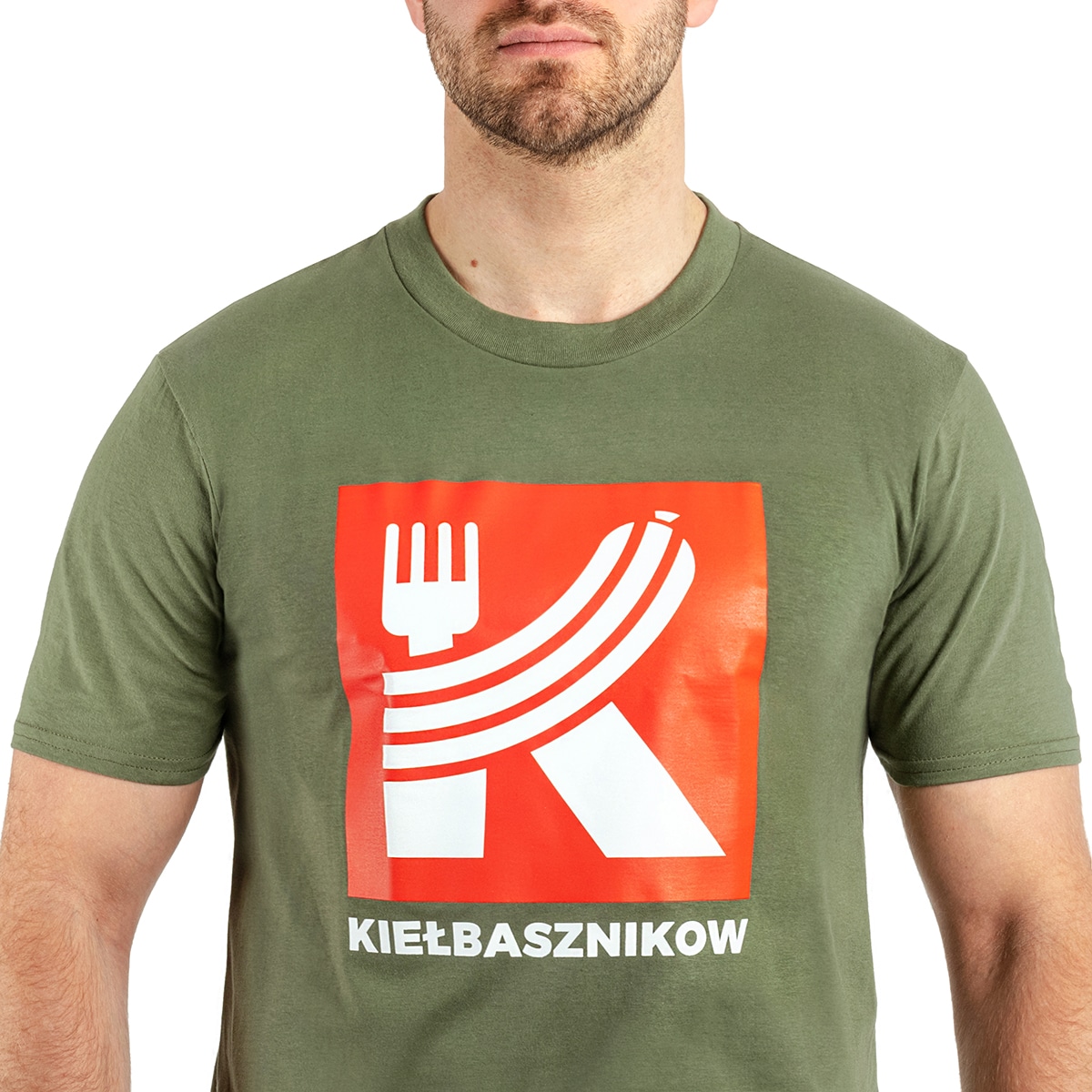 T-shirt Kiełbasznikow Kałdun - Green