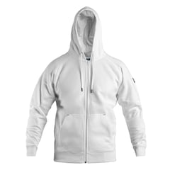 Sweatshirt CloMod Zip Hoody Blank Pentagon - White