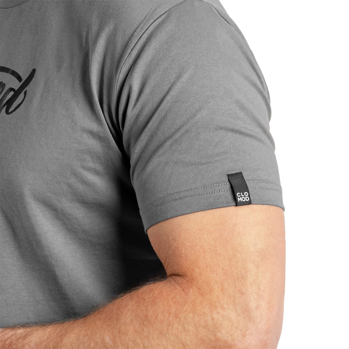 T-shirt CloMod Flower Heart Pentagon  - Wolf Grey