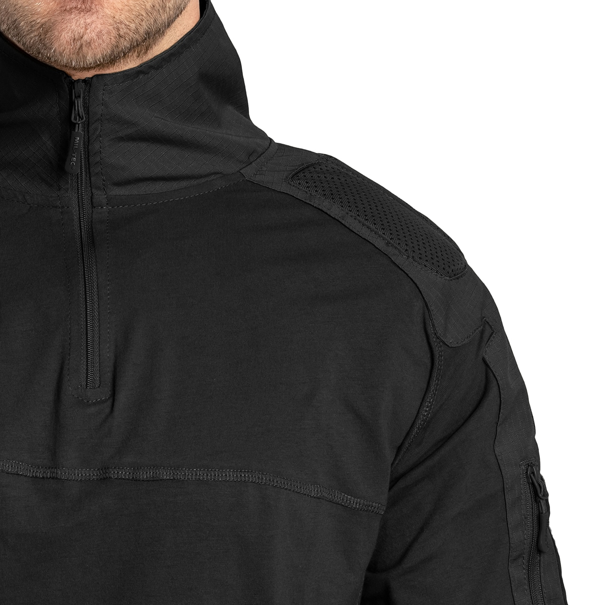 Sweatshirt Combat Shirt Chimera Mil-Tec - Black