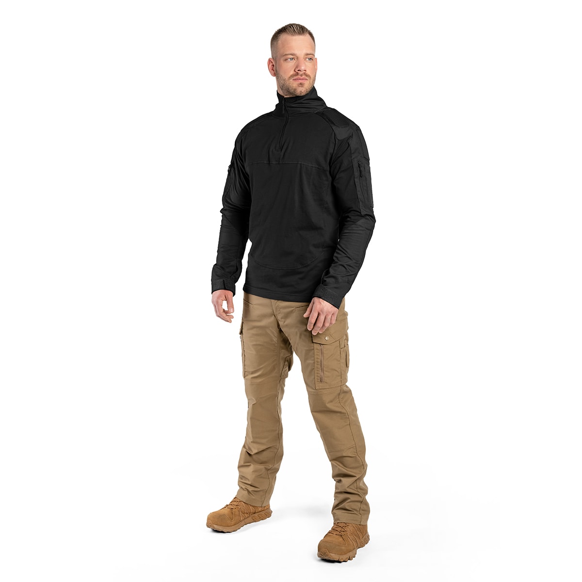 Sweatshirt Combat Shirt Chimera Mil-Tec - Black