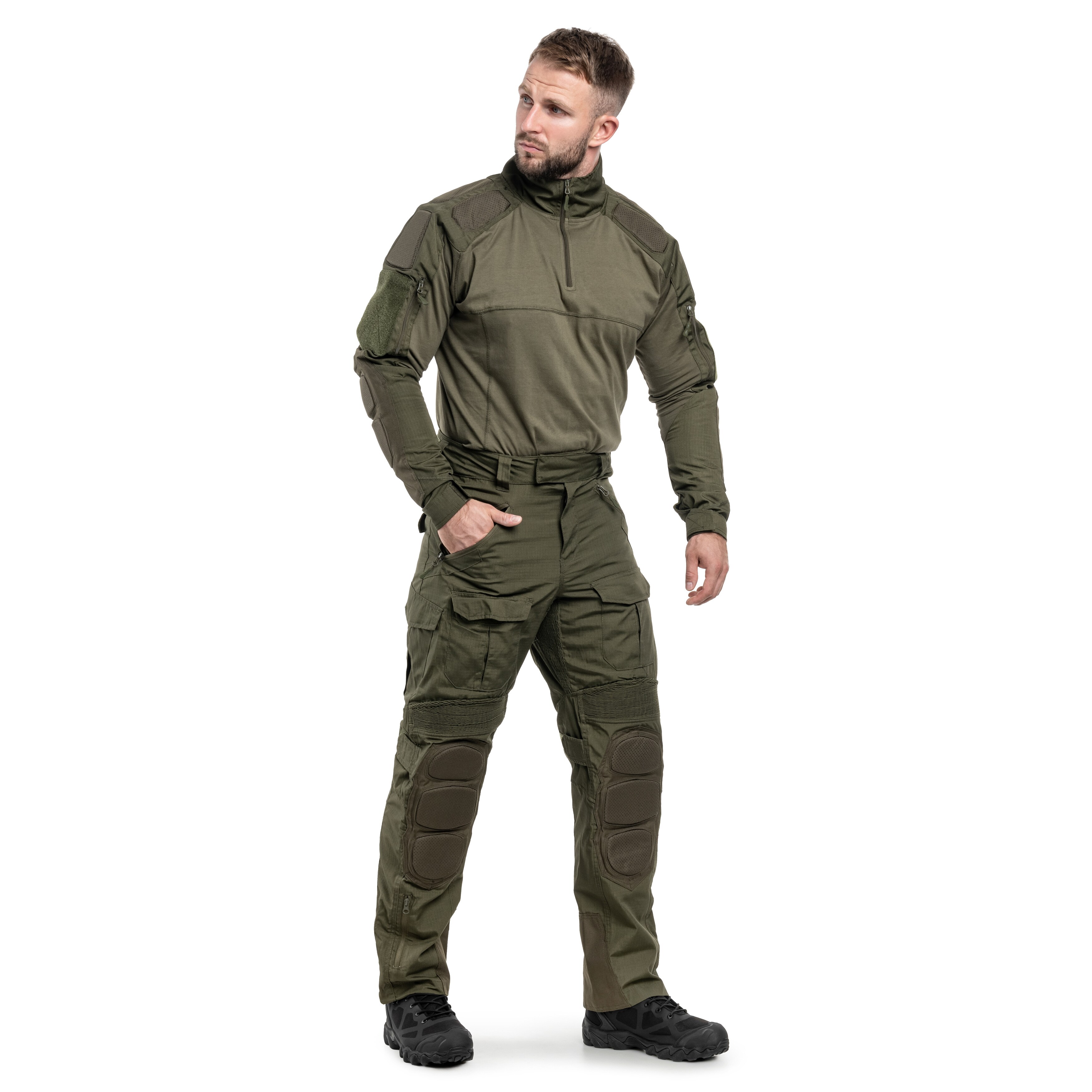 Sweatshirt Combat Shirt Chimera Mil-Tec - Olive