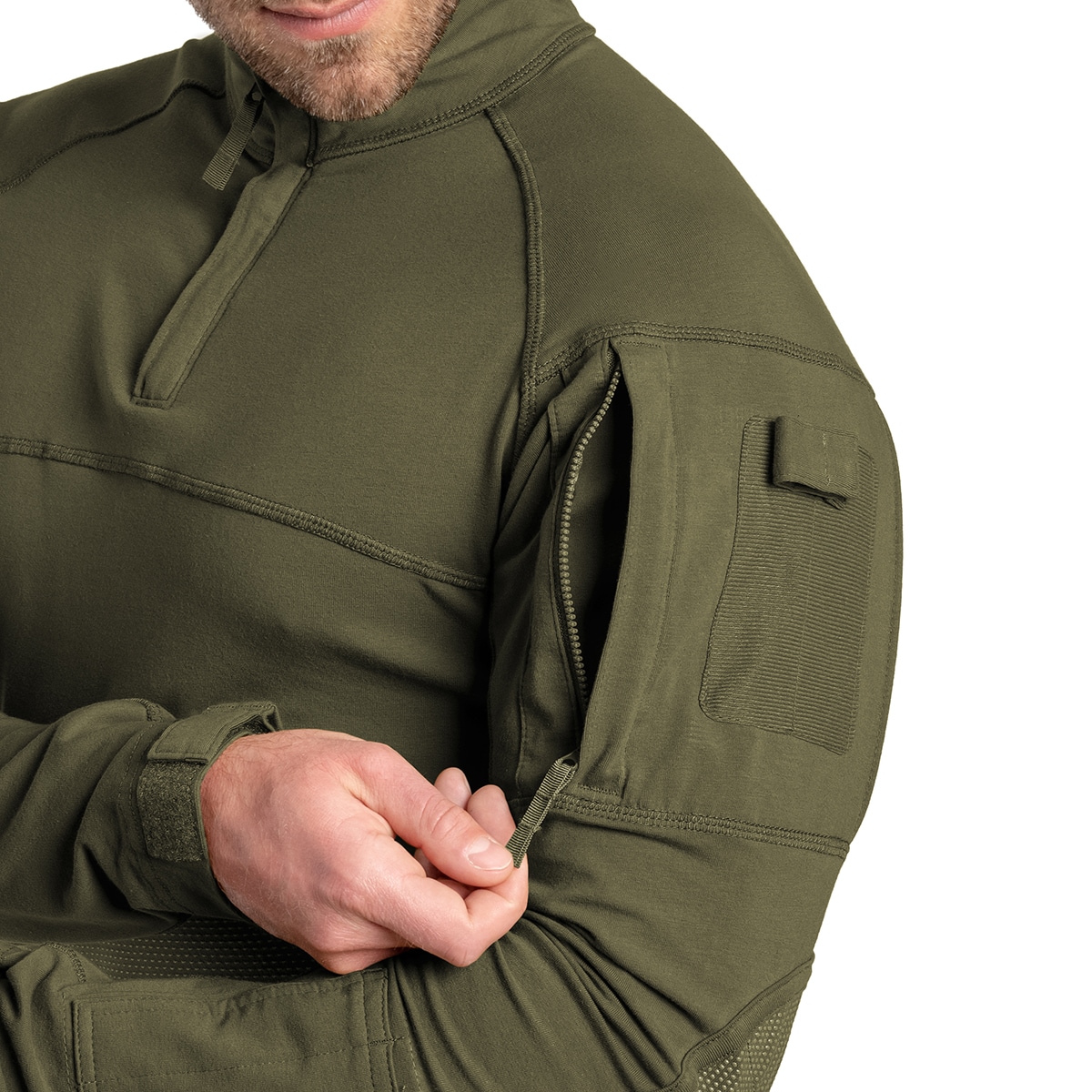 Sweatshirt Assault Field Shirt Mil-Tec - Olive