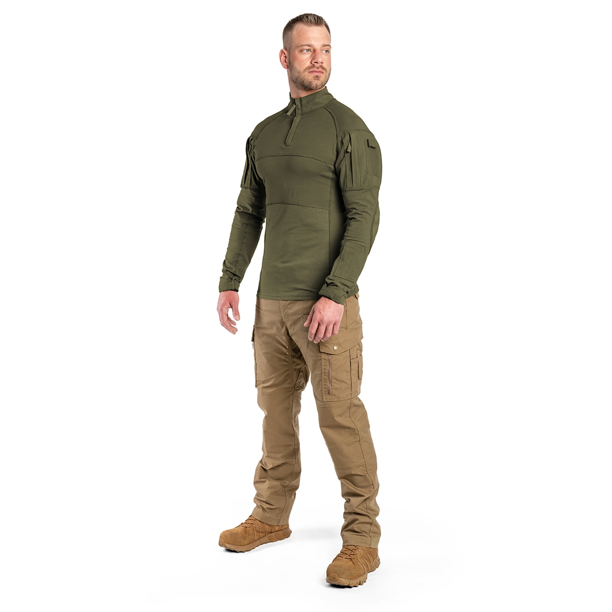 Sweatshirt Assault Field Shirt Mil-Tec - Olive