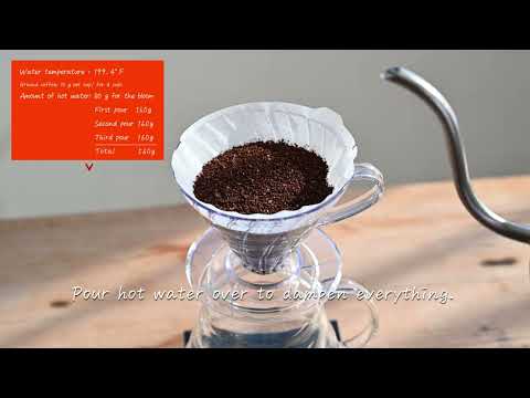 Infuseur à café Dripper V60-02 Hario - White