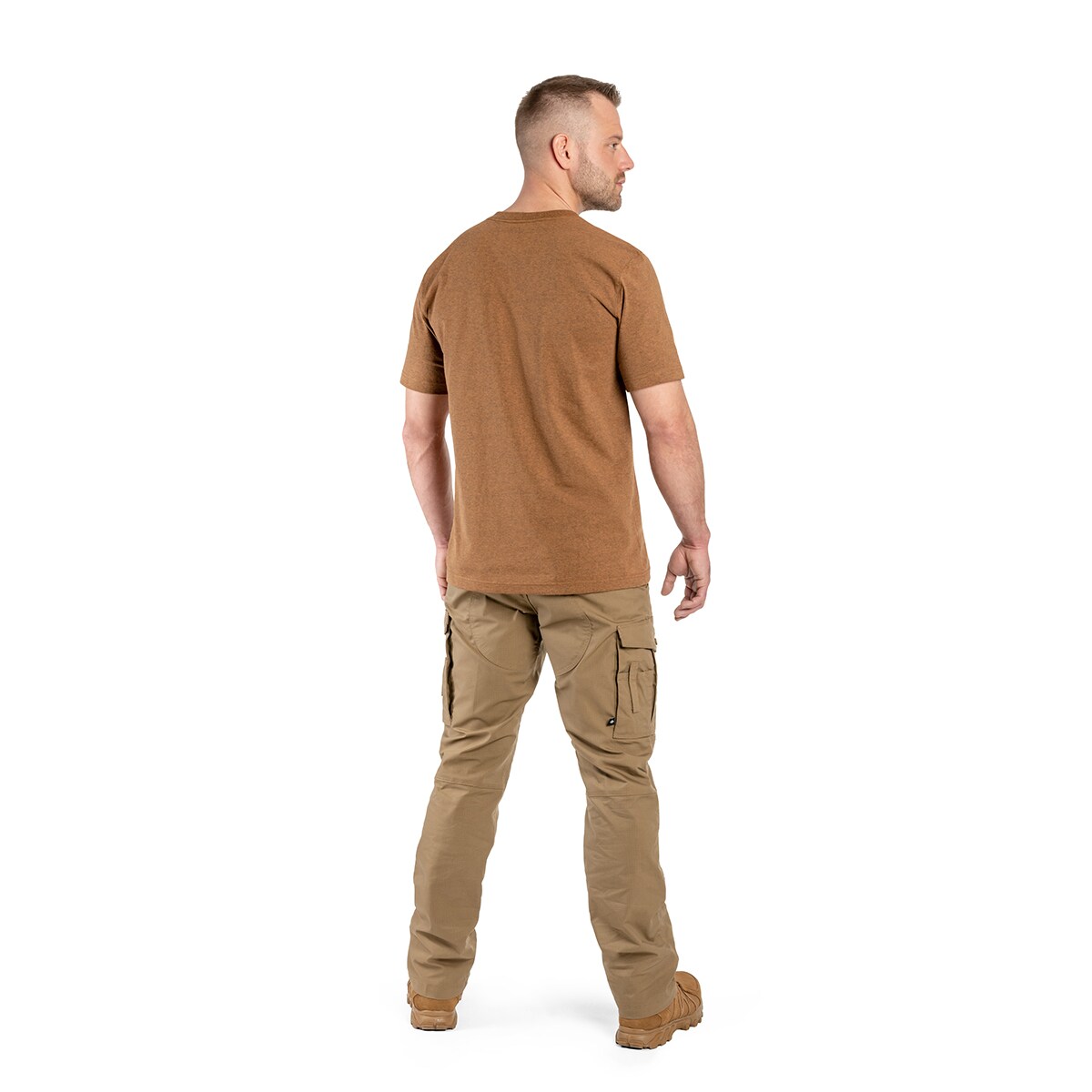 T-Shirt K87 Pocket Carhartt - Oiled Walnut Heather