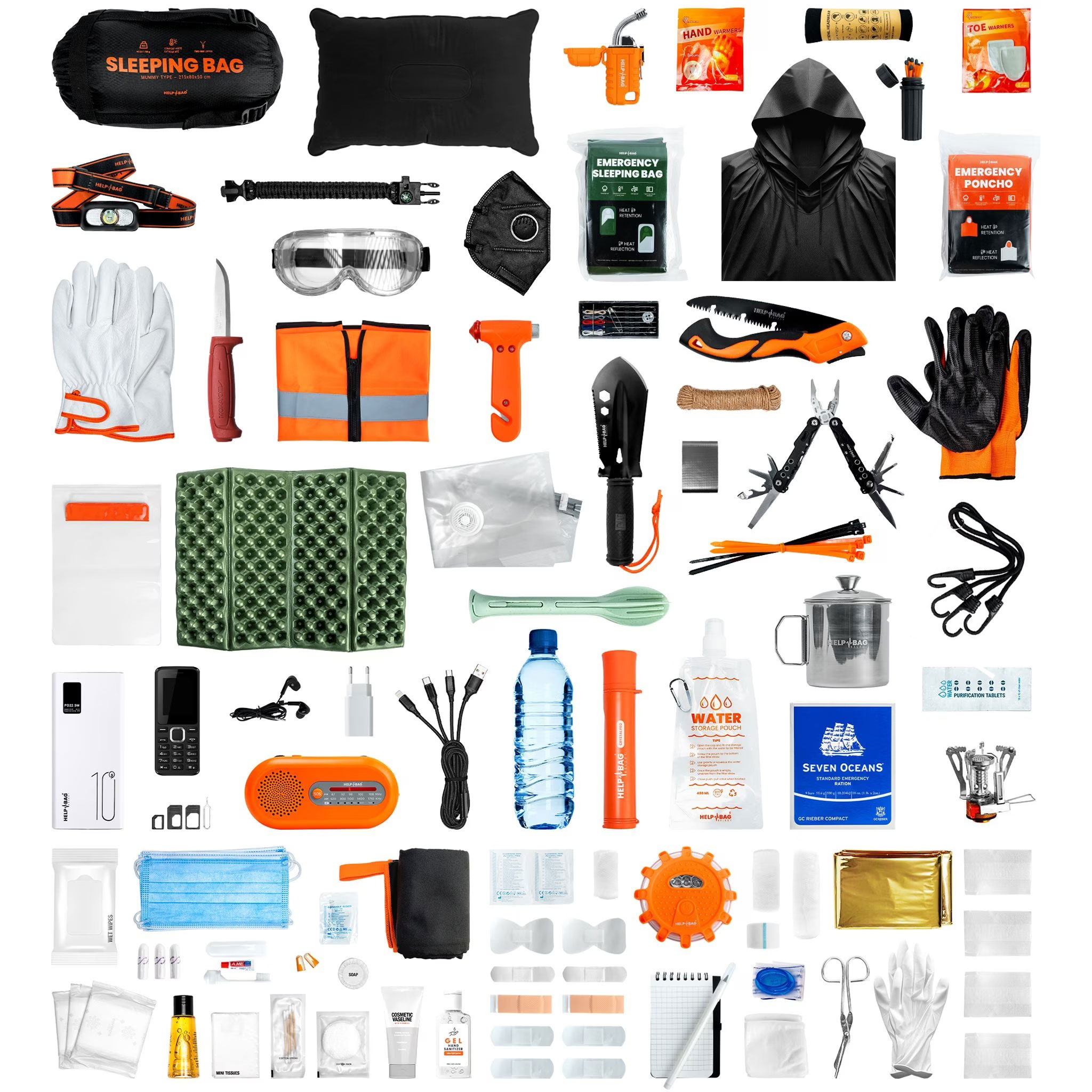 Kit de secours Help Bag Max - Flame Orange