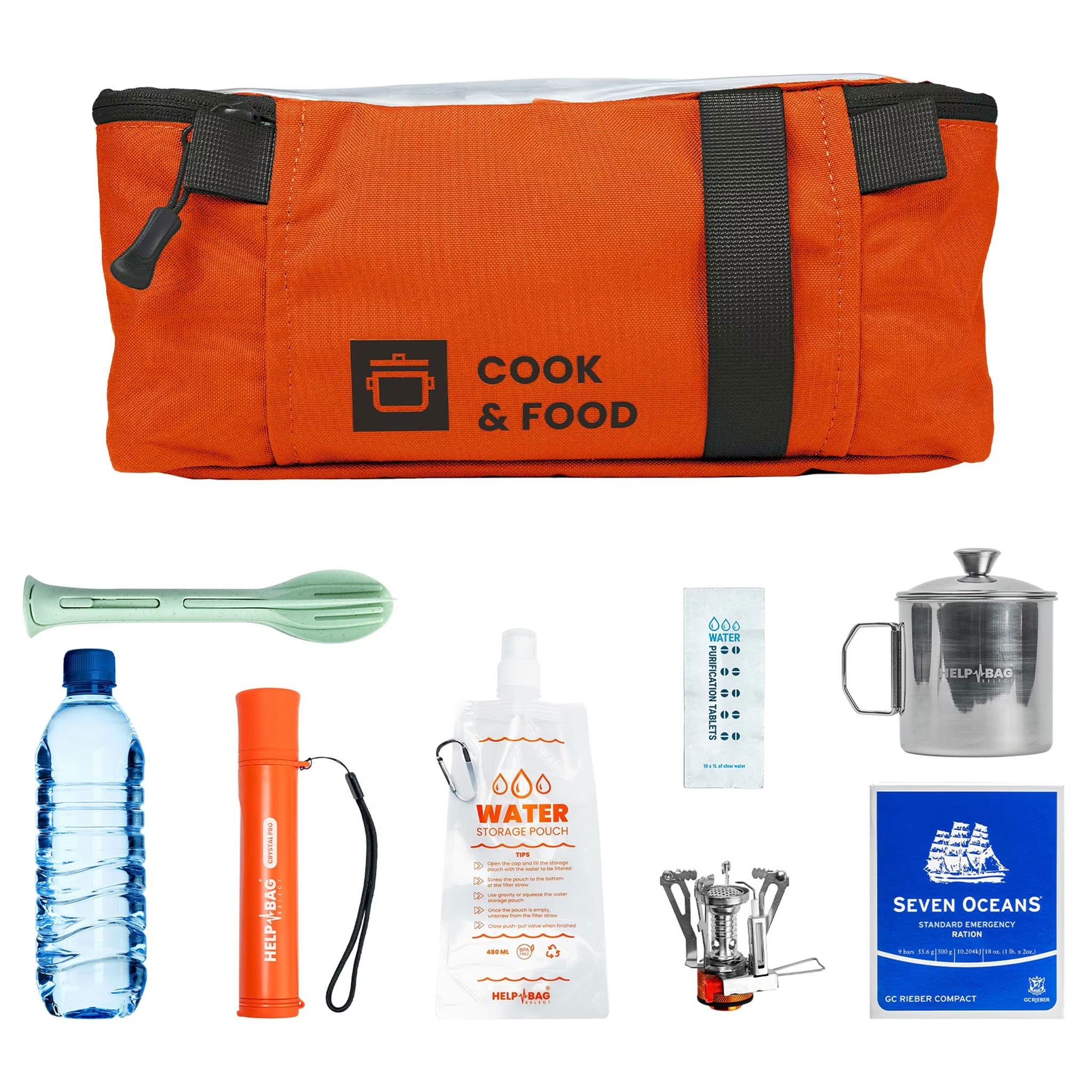 Kit de secours Help Bag Max - Flame Orange