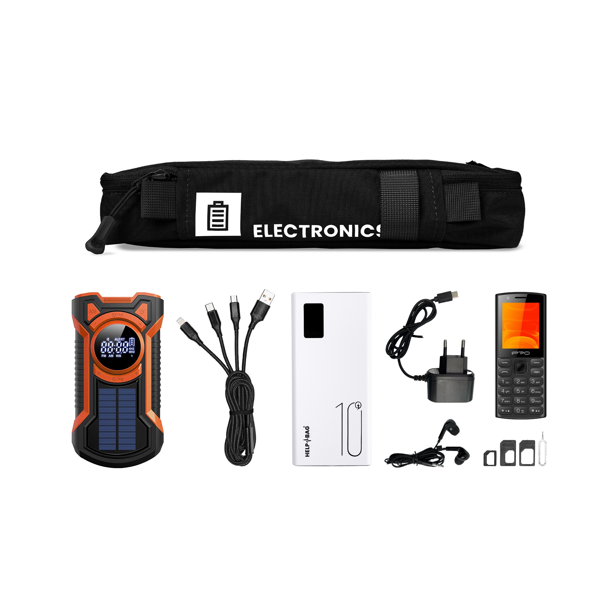 Kit de secours Help Bag Max - Shadow Black