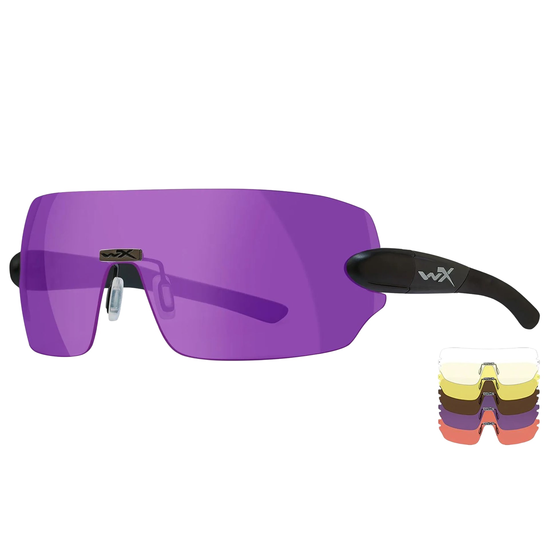 Lunettes tactiques 5 verres detection Wiley X