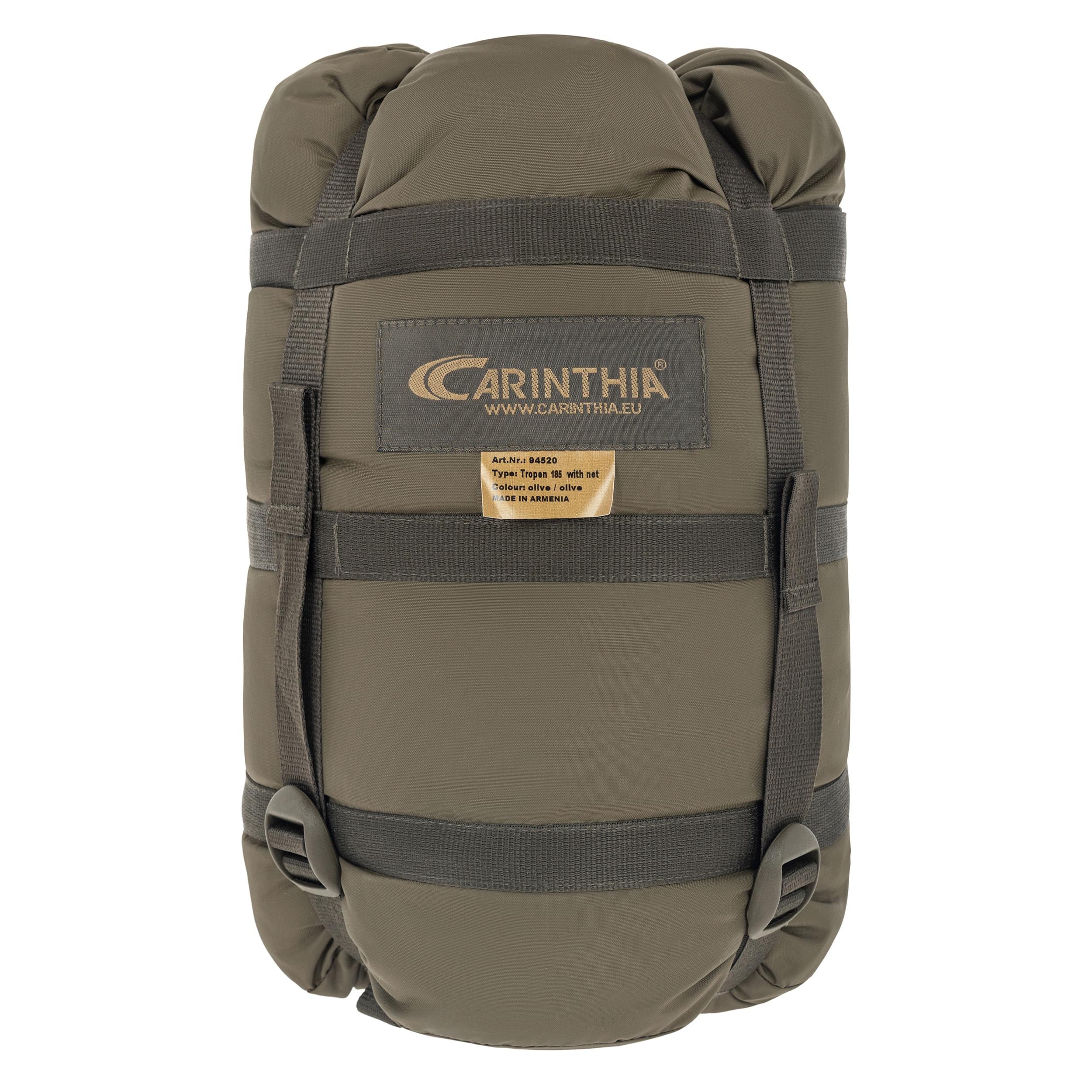Sac de couchage Tropen Medium Carinthia Olive - Gauche
