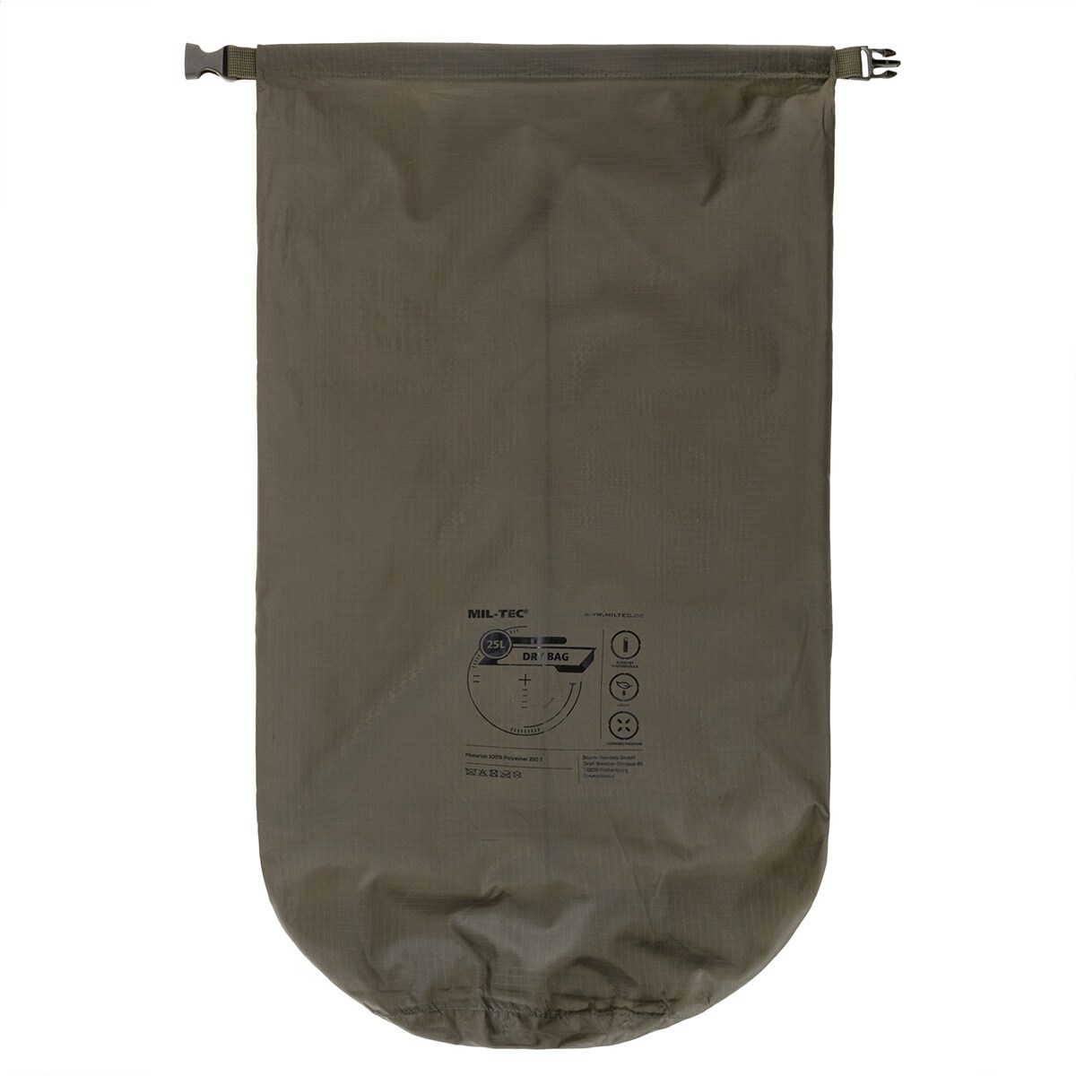 Sac étanche Drybag 25 L Mil-Tec - Olive