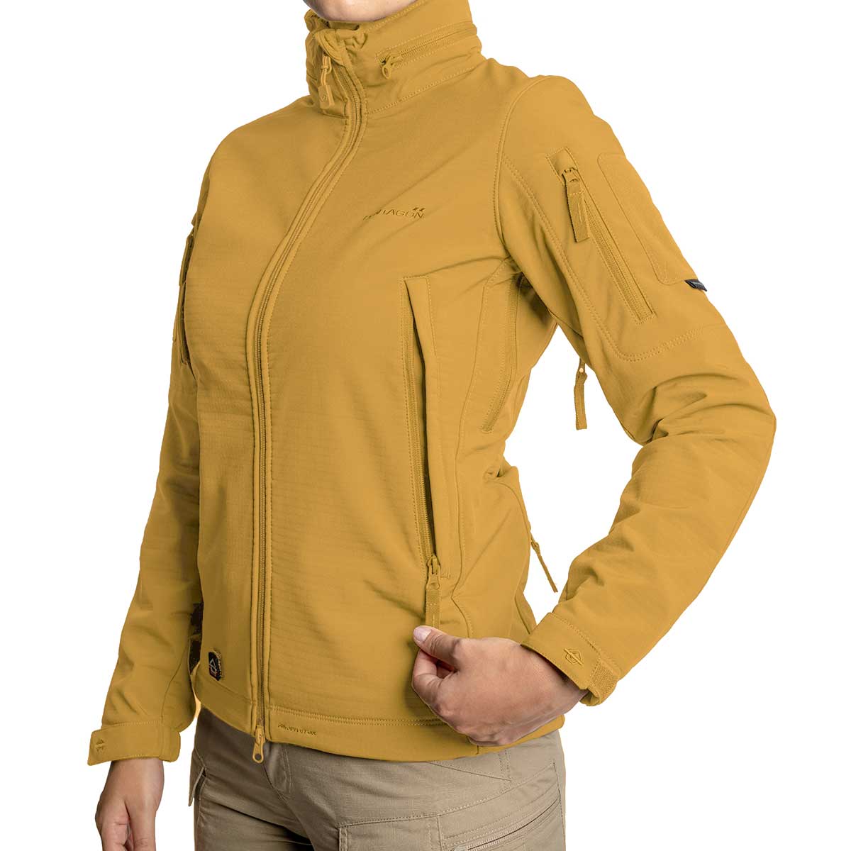 Veste pour femmes Artaxes Pentagon - Tuscan Yellow