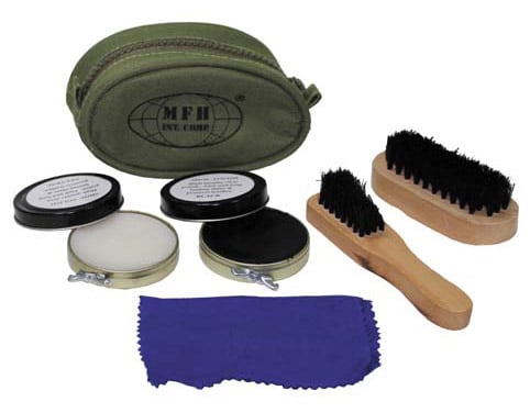 Kit de nettoyage de chaussures MFH