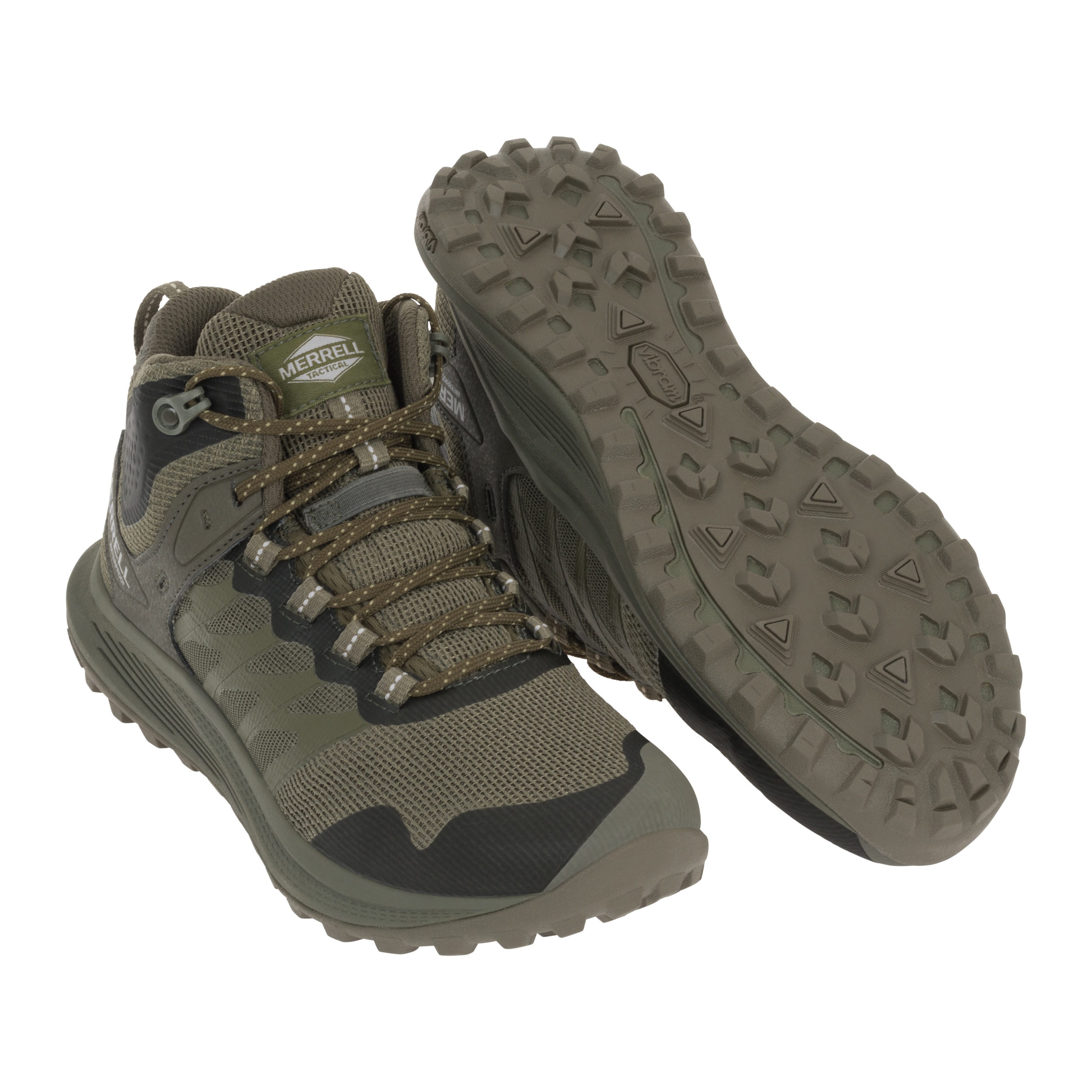 Chaussures Nova 3 Mid Tactical Waterproof Merrell - Dark Olive