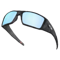 Lunettes de soleil Heliostat Matte Black Camo Prizm Deep Water Polarized Oakley