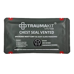 Pansement ventilé Trauma Kit Chest Seal Vented AedMax