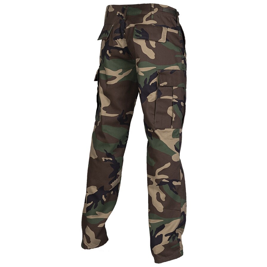 Pantalon militaire US Ranger BDU Straight Cut Mil-Tec - Woodland