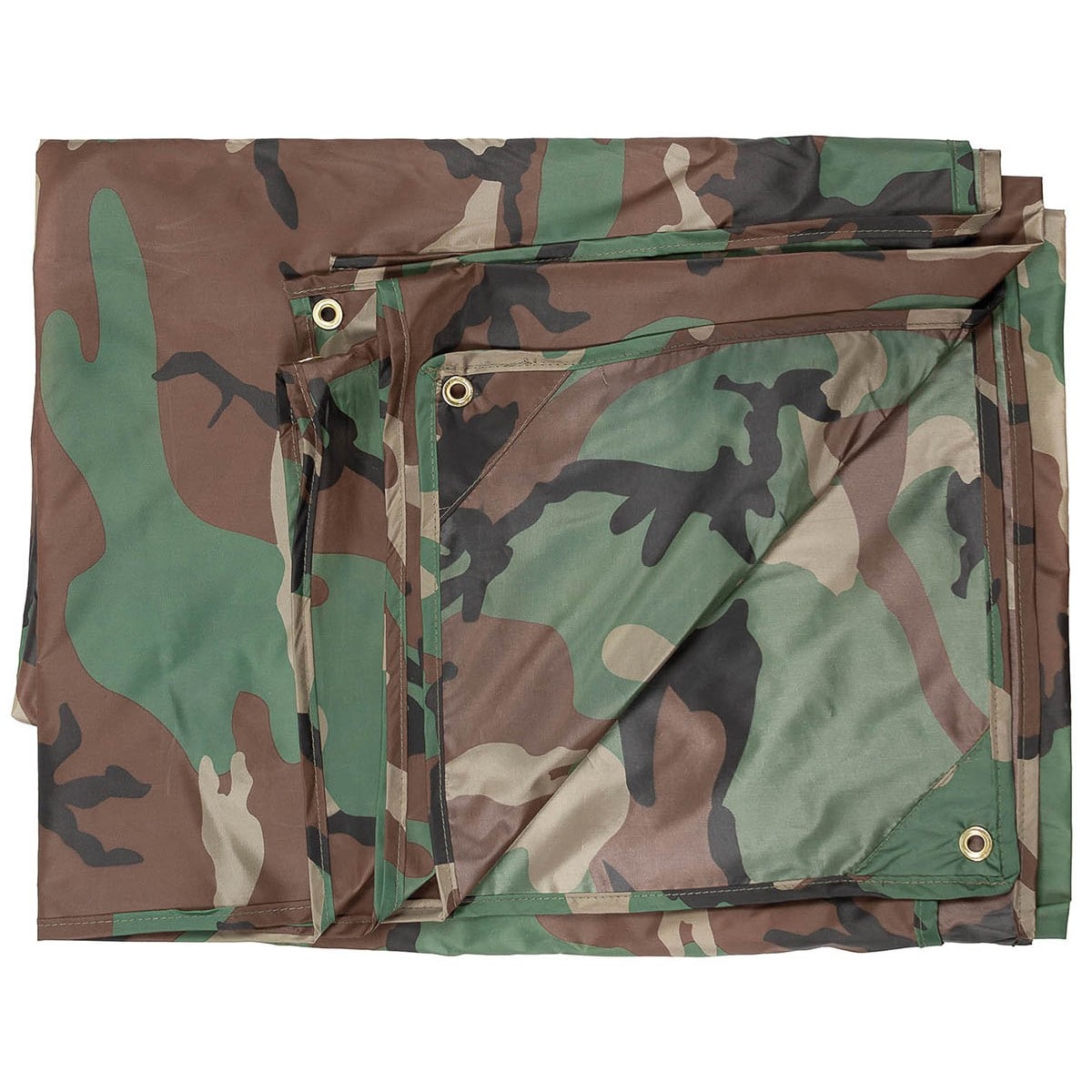 Bâche de bivouac Tarpaulin 5x6 m MFH - Woodland